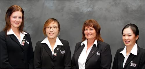 Emily Perry, Lydia Ko, Libby Steele, Munchin Keh